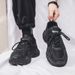 Spring New Breathable Mesh Sports For Men's Korean Edition, Trendy And Versatile Thick Sole Anti Slip Casual Running Dad_vogvips.com