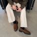 Height Increae Of 5CM Old Money Wind Cow Anti Velvet Loafer For Men' One Foot Lazy Lightweight Commuting Leather_vogvips.com