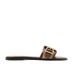 Women's Summer Flat Casual Sandals round Toe Color Block Beach Sandals One Strap Slippers 2025 New Style_vogvips.com