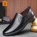 Euro Step Old Man Head Men's Autumn Slip-On Genuine Business Casual Soft Sole Dad One-Push Leather Shoes 117052_vogvips.com