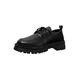 MOSSHARKLO Men's Casual Leather Shoes - Low Cut Breathable PU Sneakers With Rubber Sole For Daily Wear (Black)_vogvips.com