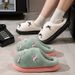 Women's Slippers Autumn Winter 25 New Warm Non-Slip Maternity Home Indoor Cotton Shoes Thick Sole Cute_vogvips.com