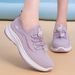 Women's Spring Lightweight Slip-on Walking Fly-knit Single Soft-soled Breathable Casual Shoes, Mom's Shoes For Women_vogvips.com