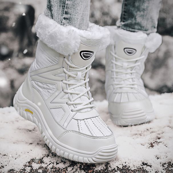 Snow Boots With Fleece Sports Boots For Women, Outdoor Snow And Anti Slip Shoes For Women_vogvips.com