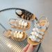 Kids' Shoes Summer New Fashion Little Girl Woven Princess Shoes Children's Soft Bottom Beach Shoes Trendy_vogvips.com