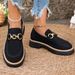 SHLIANG British Style Women's Flat Shoes Spring Autumn Thick Bottom Casual Retro Color Block Leisure Loafers Round Toe X0048_vogvips.com