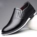 New Summer Hollow Casual Men's Korean Style Trendy Breathable British White Slip-On Leather Shoes_vogvips.com