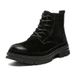 Retro Tooling Boots, Locomotive Thick-soled Heightening Short Boots, Short Boots, Martin Boots._vogvips.com
