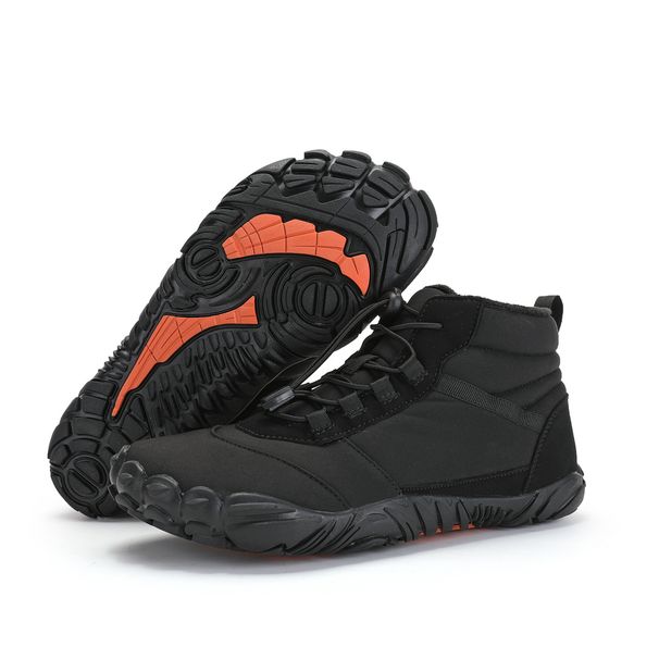 Snow Boots Cotton Shoes Winter Men And Women Outdoor Leisure Sports Non Slip Waterproof Plus Velvet Thick High Top_vogvips.com