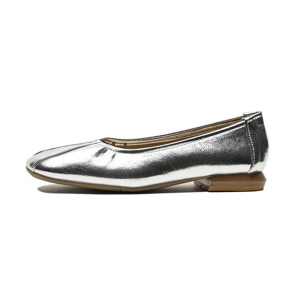 Square Head Single Shoes Women's Thick Heel One Pedal Low Heel Fairy Style Grandma Shoes_vogvips.com