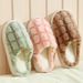Women's Winter 2025 New Indoor Home Non-Slip Warm Furry Couple Cotton Slippers Maternity Shoes_vogvips.com