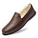 Men's Leather Shoes Casual Shoes Soft Surface Leather Large Size Dad Shoes_vogvips.com