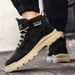 Men's Martin Autumn Winter British Style Workwear High-top Casual Yellow Boots Trendy_vogvips.com