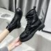 2020 Autumn Martin Boots For Women, British Style, Versatile Thin Motorcycle Black Breathable Short Boots, Available In_vogvips.com