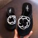 Parent-child Shoes Summer Out Non-slip Outer Slippers Girls Cool Slippers Flower Outer Baby Mother And Daughter Fashion Flip-flops_vogvips.com