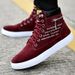 ShoeVault Autumn Winter High-top Korean Style Student Canvas Men's Casual Trendy Versatile Sneakers Fashion Shoes Boots_vogvips.com