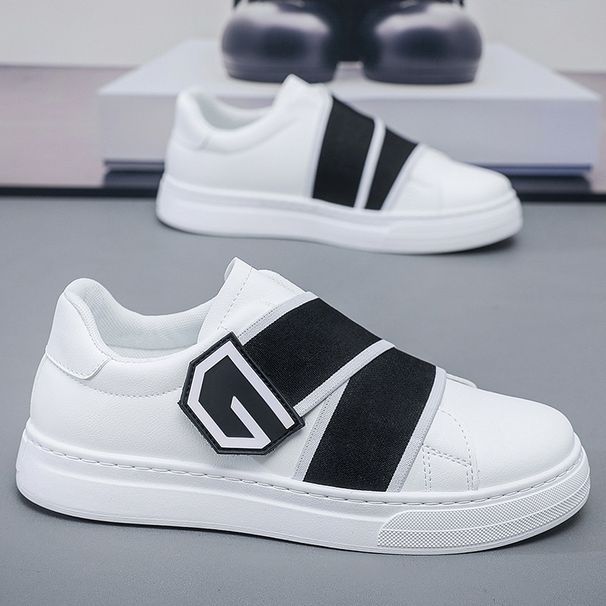 Men's Versatile Breathable Board Seasonal Casual Fashionable And Trendy Sports Shoes, Velcro Men's Harajuku Style Shoes_vogvips.com