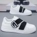 Men's Versatile Breathable Board Seasonal Casual Fashionable And Trendy Sports Shoes, Velcro Men's Harajuku Style Shoes_vogvips.com