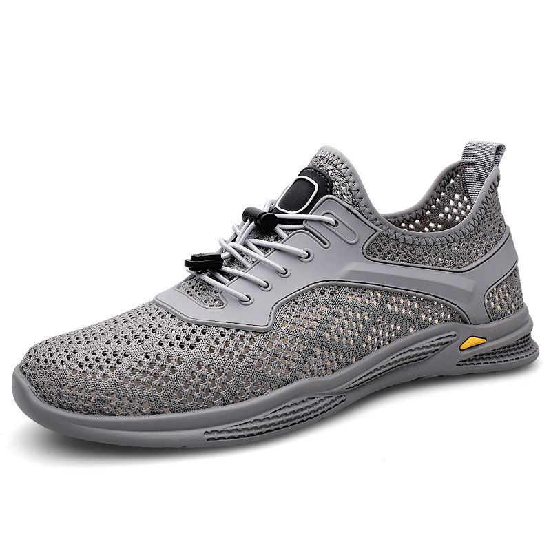 Men's Mesh Casual Shoes Men's Shoes Mesh Shoes Non-slip Soft-soled Sports Driving Shoes_vogvips.com
