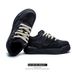 Niche dreadlocks bread shoes men's and women's skateboard shoes thick soled versatile height enhancing casual shoes national trend black shoes_vogvips.com