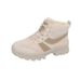 Niche Thick-Soled German Training Shoes For Women 2025 Autumn Winter New Fleece-Lined Casual Lightweight Snow Boots_vogvips.com