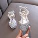 New Small Big Child Girl Princess Baby Single Shoe Sandals Dance Performance Shoes_vogvips.com