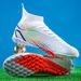 High Top Soccer Shoes for Boys And Girls Breathable Non-Slip Adult Training Shoes with TF Studs Long Studs Professional Sports Cross Border_vogvips.com