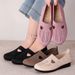 Women's Large-size Women's Shoes Old Beijing Cloth Shoes Middle-aged And Elderly Mother Shoes Casual Shoes Soft-soled Single Shoes_vogvips.com