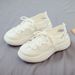Women's White Sneakers, Mesh, Breathable, Versatile, New Model 2025 Summer, Beach Shoes, Sandals, Trendy On Instagram_vogvips.com