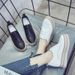 2025 Spring Genuine Leather Thick Sole Lace-up Casual Women's Shoes Dropshipping 1720 Platform Height Increasing_vogvips.com
