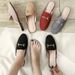 Women's Suede Mules, 2026 Summer New Style, Slip-On Flat Mules For Outdoor Wear, Plus Size_vogvips.com