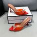 Women’s Shoes Rhinestones Bow Stiletto Crystal Heel Sandals One Line Pointed High Heeled Slippers Slippers_vogvips.com