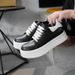 Height-increasing Leather Men And Women Couple Shoes Thick Baseplate Shoes Casual Shoes Heightening Muffin_vogvips.com