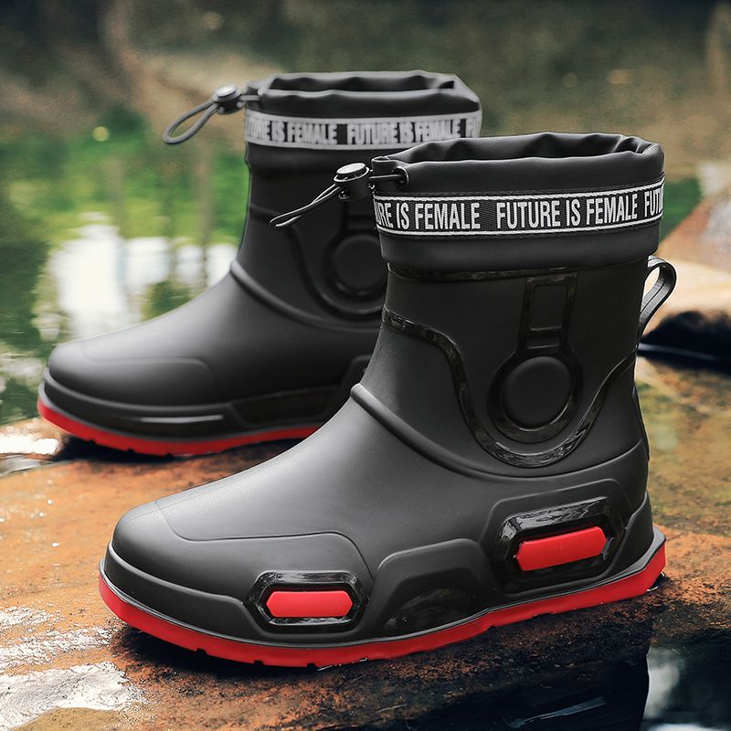 Spring Drawstring Rain Boots Sizes 39-44_vogvips.com