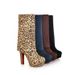 Factory 19 New Style Long Tube Elastic Suede Platform High Chunky Heel Over-the-Knee Boots Plus Size Women's Shoes_vogvips.com