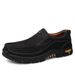 Men's Shoes Outdoor Mountaineering Casual Heavy Dad Grandpa Shoes Men's Lazy Single Shoes_vogvips.com