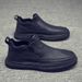 European Warm Series 2025 New British Martin Men's Leather Boots Work Safety Shoes Wear-Resistant Non-Slip_vogvips.com