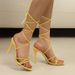 Women's Plus Size Round Toe Lace Up Flat Sandals Summer Fashion Open Toe Casual Flat Sandals For Women Daily Outdoor Wear_vogvips.com
