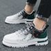 Spring New Height Increaing Thick Sole Caual Sneaker Men' Sport Waterproof Non-Slip Veratile Breathable White_vogvips.com