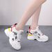 Trendy Sunday Dad 2025 Spring And Autumn Women's New Internet Celebrity Sports Casual Shoes Thick Sole Height Increasing_vogvips.com