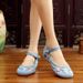 Women’s Shoes Style Retro Embroidered Shoes Embroidered Cloth Shoes Ladies Single Shoes Student Shoes Square Dance Single Shoes_vogvips.com