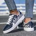 YRZL Womens Casual Lightweight Skateboard For Men Soft Sole Comfortable Walking Shoes Unisex Fashion Sneakers_vogvips.com
