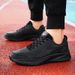 Large 46 47 Size Spring Autumn Leather Sports Men's Lightweight And Comfortable Running Casual Shoes_vogvips.com