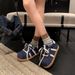 Women's Thick-soled German Training Shoes, New Autumn 2026 Model, Brown, Niche Fashion Casual Sports Shoes_vogvips.com