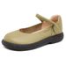 Women's Thick-Soled Flats 2024 Spring And Autumn New Leather Soft Sole Comfortable Casual Versatile Retro Style Mary_vogvips.com