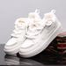 Trendy Couple Genuine Leather Loafers Women's White Casual Sports Sneakers Height Increasing Versatile Men's FG2328_vogvips.com