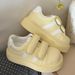 Women's Shell Toe Platform Sneakers Velcro White Casual Shoes Height Increasing Training Spring Style New 2026_vogvips.com
