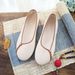 Flat Cloth New Oxford Soles, Walking And Leisure Women's Solid Color Tea Clothes, Single Shoes, Mother's Shoes_vogvips.com