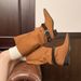 Niche Korean-style Pointed-toe Pleated Stacked 2026 Spring New Model, Belt Buckle Long Boots, Chunky Heel High-tube_vogvips.com