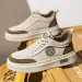 Leather Men White Sneakers Breathable Skateboarding Shoes Mens Outdoor Walking Running Shoes Couple Casual_vogvips.com